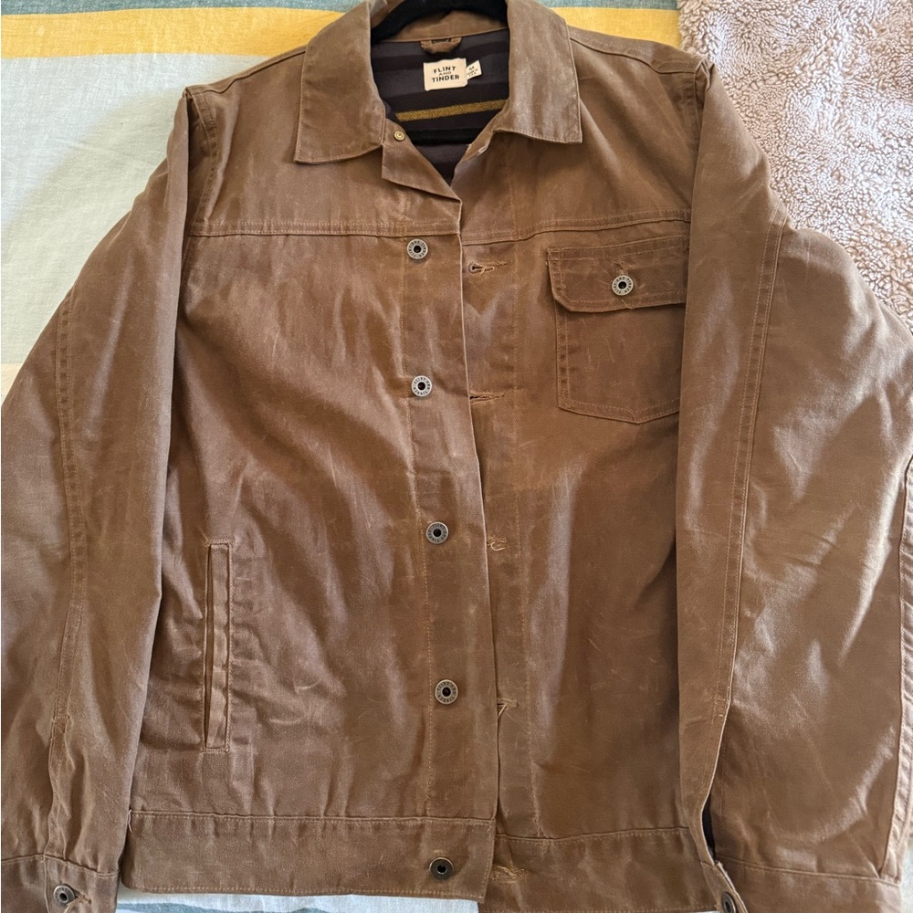 Flint and Tinder Waxed Trucker Jacket